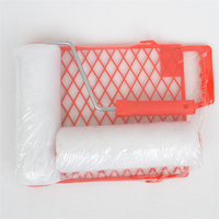 9-Zoll-rote kunststoffwaschbare Gitter-Farbwalzen-Tabletts